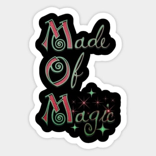 Mother's Day MOM Made of Magic Strawberry Special Sticker